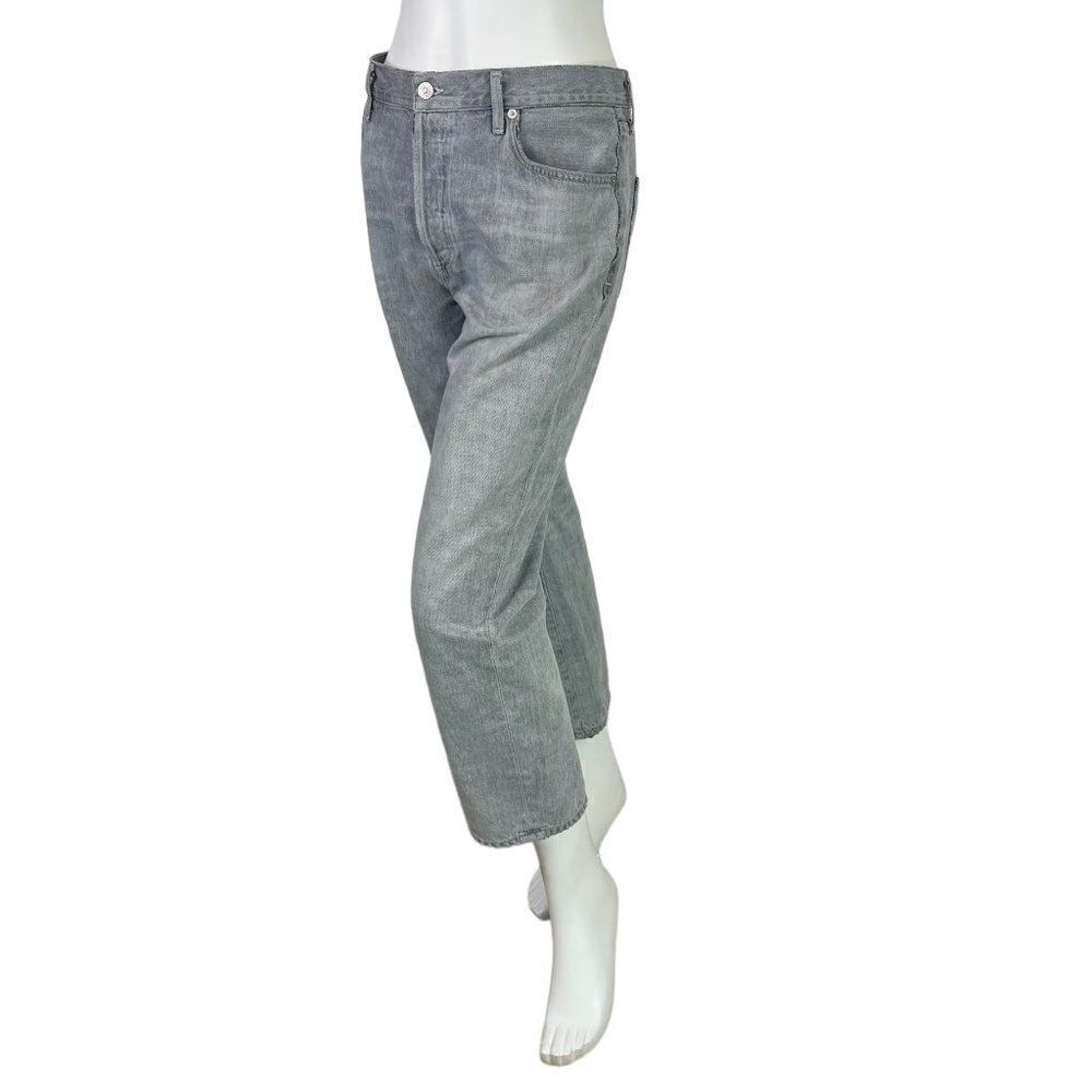 Citizens of Humanity Premium Vintage McKenzie Curved Straight Gray Jeans 30